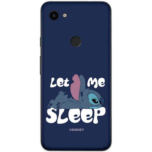 Disney Lilo and Stitch Let Me Sleep Google Pixel 3a Skin